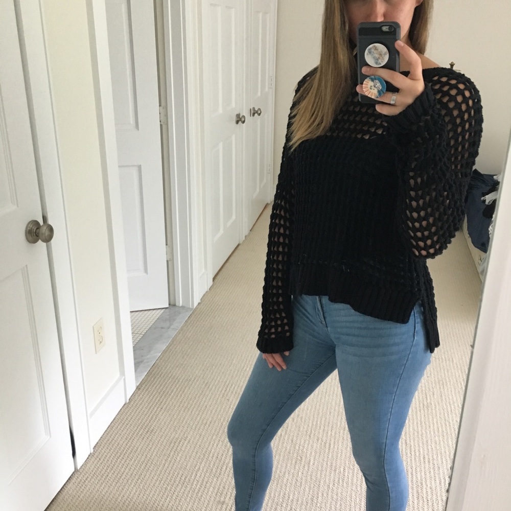 Black sweater